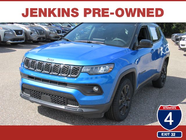 Hydro Blue Pearlcoat 2024 Jeep Compass SUV / Crossover Four-Wheel Drive 8-Speed Automatic