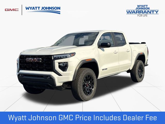 Summit White 2026 GMC Canyon Elevation Crew Cab 4WD Pickup Truck Four-Wheel Drive 8-Speed Automatic