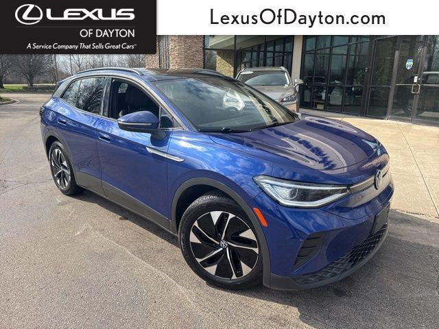 Blue Metallic 2021 Volkswagen ID.4 Pro S RWD SUV / Crossover Rear-Wheel Drive Automatic