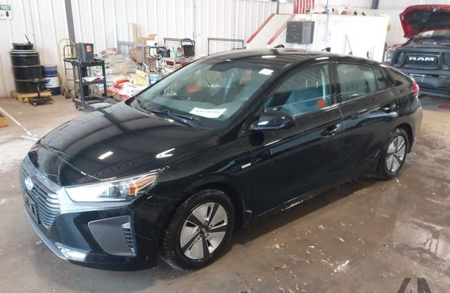 Black Noir Pearl 2018 Hyundai Ioniq Hybrid Blue FWD Hatchback Front-Wheel Drive 6-Speed Dual Clutch