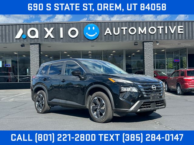 Super Black 2025 Nissan Rogue SUV / Crossover All-Wheel Drive Continuously Variable Transmission