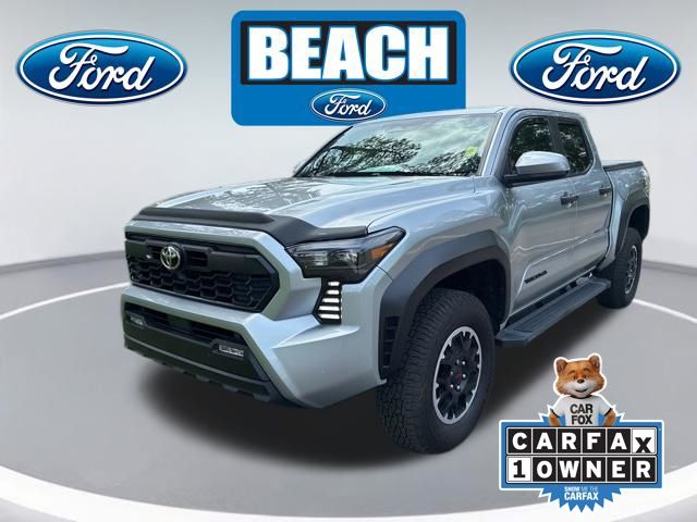 Celestial Silver Metallic 2025 Toyota Tacoma Pickup Truck Four-Wheel Drive 8-Speed Automatic