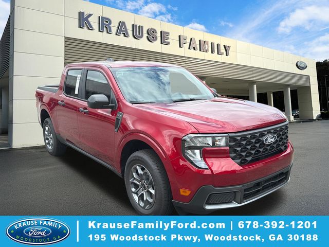 Ruby Red Metallic 2026 Ford Maverick Pickup Truck Front-Wheel Drive Continuously Variable Transmission