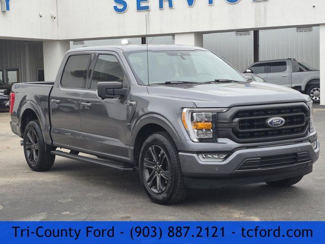 Gray Metallic 2021 Ford F-150 XLT SuperCrew RWD Pickup Truck 4X2 Automatic