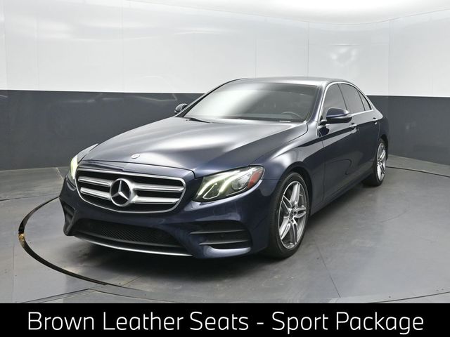 Blue 2019 Mercedes-Benz E-Class Sedan Rear-Wheel Drive 9-Speed Automatic