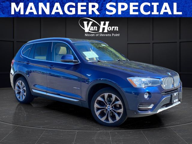 Deep Sea Blue Metallic 2016 BMW X3 SUV / Crossover All-Wheel Drive 8-Speed Automatic
