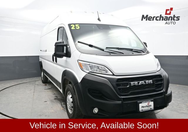 Bright White Clearcoat 2025 RAM ProMaster Van 9-Speed Automatic