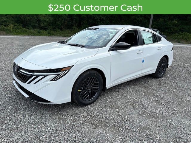 White (Fresh Powder) 2026 Nissan Sentra Sedan Front-Wheel Drive Continuously Variable Transmission