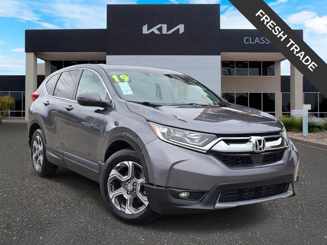 Gray 2019 Honda CR-V EX FWD SUV / Crossover Front-Wheel Drive Continuously Variable Transmission