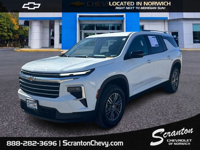 Summit White 2025 Chevrolet Traverse LT AWD SUV / Crossover Four-Wheel Drive 8-Speed Automatic