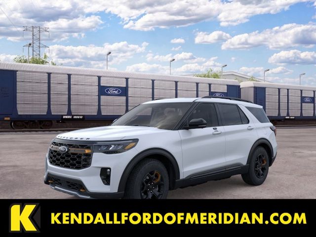 Space White Metallic 2026 Ford Explorer SUV / Crossover All-Wheel Drive Automatic