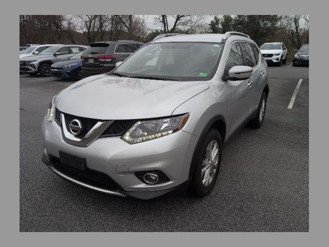 Brilliant Silver 2016 Nissan Rogue SV AWD SUV / Crossover All-Wheel Drive Continuously Variable Transmission