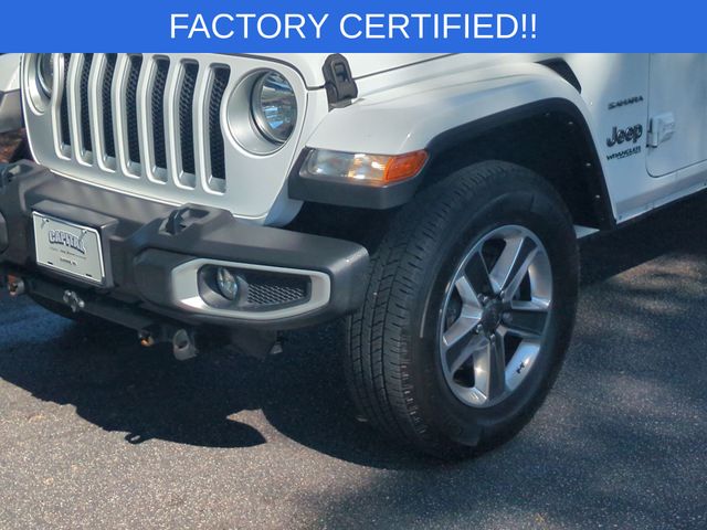 Used 2021 White Jeep Unlimited Sahara image 9