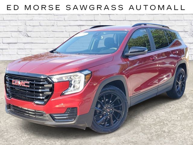 Volcanic Red Tintcoat 2023 GMC Terrain SLE FWD SUV / Crossover Front-Wheel Drive 9-Speed Automatic