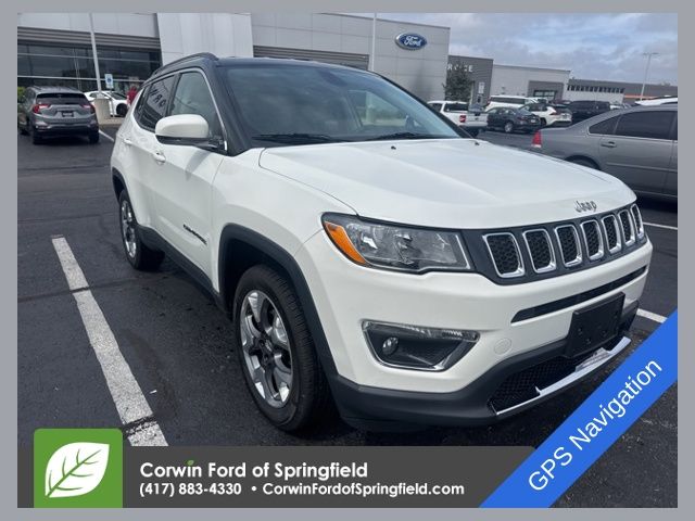 White Clearcoat 2018 Jeep Compass Limited 4WD SUV / Crossover Four-Wheel Drive 9-Speed Automatic