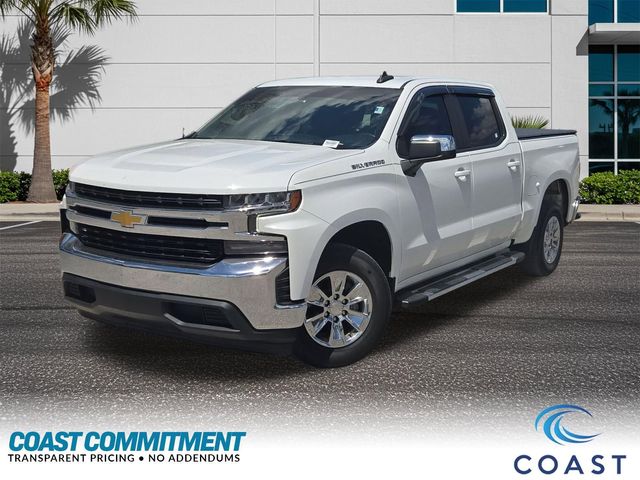 Summit White 2022 Chevrolet Silverado 1500 LT Crew Cab RWD Pickup Truck 4X2 8-Speed Automatic