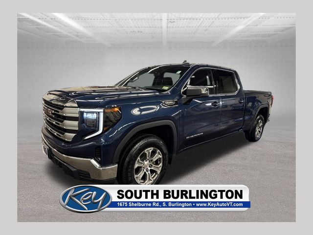 Pacific Blue Metallic 2022 GMC Sierra 1500 Pickup Truck Four-Wheel Drive Automatic