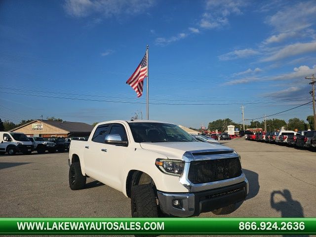 Super White 2019 Toyota Tundra Pickup Truck Four-Wheel Drive 6-Speed Automatic