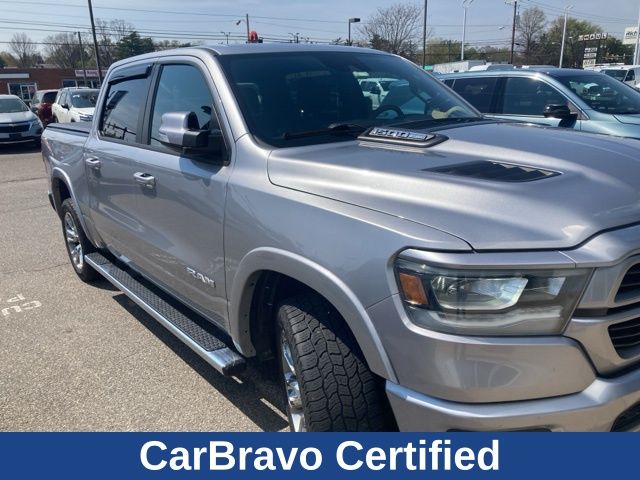 Billet Silver Metallic Clearcoat 2022 RAM 1500 Laramie Crew Cab 4WD Pickup Truck Four-Wheel Drive 8-Speed Automatic