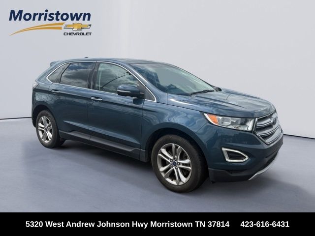 Kona Blue Metallic 2016 Ford Edge SUV / Crossover All-Wheel Drive 6-Speed Automatic