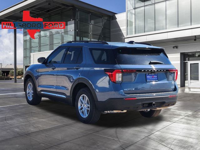 2025 Vapor Blue Metallic Ford Explorer Active 4X4 SUV