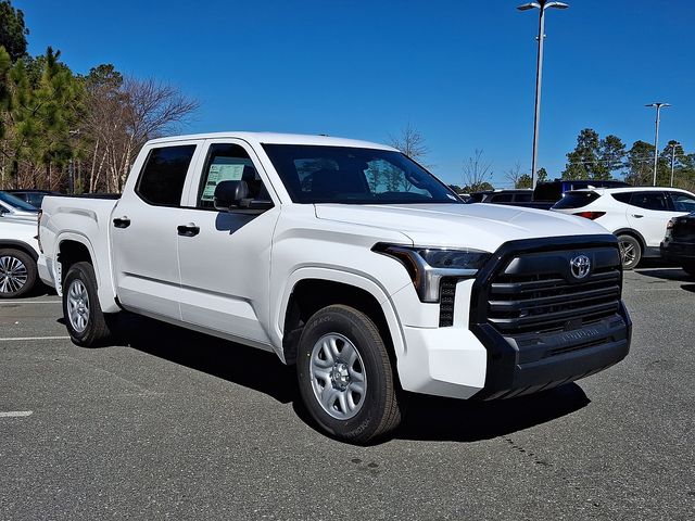 White 2026 Toyota Tundra SR CrewMax Cab 4WD Pickup Truck Four-Wheel Drive Automatic