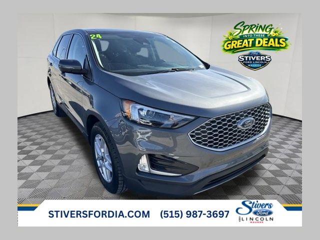 Gray Metallic 2024 Ford Edge SEL AWD SUV / Crossover All-Wheel Drive 8-Speed Automatic