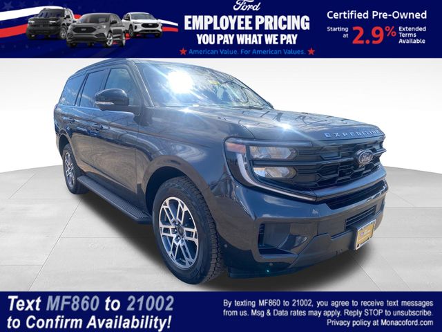 Gray Metallic 2025 Ford Expedition Active 4WD SUV / Crossover Four-Wheel Drive Automatic