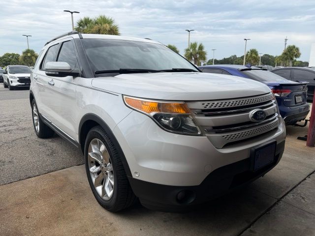 White Platinum Metallic Tri-Coat 2014 Ford Explorer SUV / Crossover Front-Wheel Drive 6-Speed Automatic