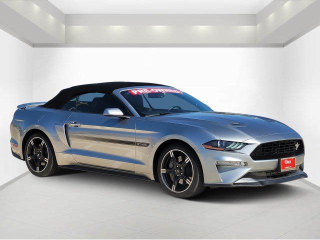 Silver Metallic 2020 Ford Mustang Convertible Rear-Wheel Drive Automatic