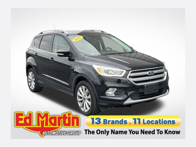 Shadow Black 2017 Ford Escape Titanium AWD SUV / Crossover All-Wheel Drive 6-Speed Automatic