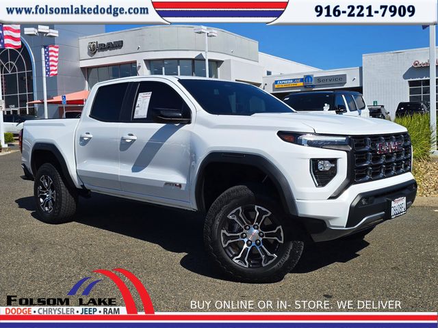 Summit White 2025 GMC Canyon Pickup Truck Four-Wheel Drive 8-Speed Automatic