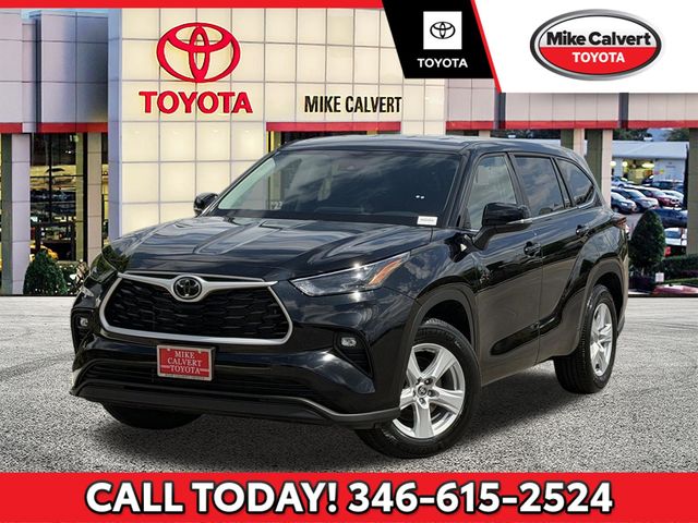 Midnight Black Metallic 2025 Toyota Highlander SUV / Crossover Front-Wheel Drive 8-Speed Automatic