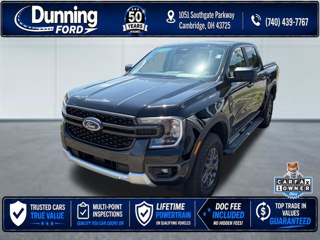 Shadow Black 2026 Ford Ranger XLT SuperCrew 4WD Pickup Truck Four-Wheel Drive Automatic