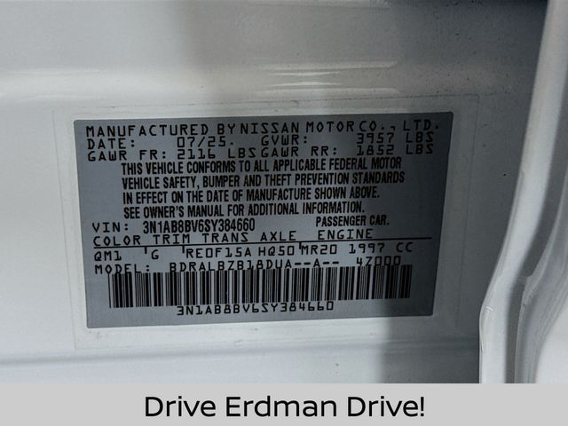 Used 2025 Nissan Sentra Sedan