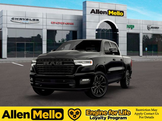 Diamond Black Crystal Pearlcoat 2026 RAM 1500 Limited Crew Cab 4WD Pickup Truck Four-Wheel Drive 8-Speed Automatic