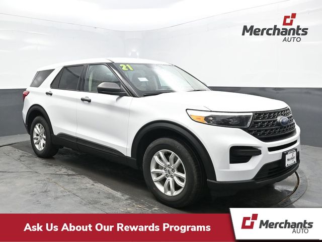 Oxford White 2021 Ford Explorer AWD SUV / Crossover All-Wheel Drive Automatic