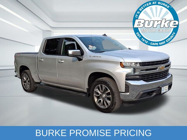 Silver Ice Metallic 2022 Chevrolet Silverado 1500 Pickup Truck Four-Wheel Drive 8-Speed Automatic