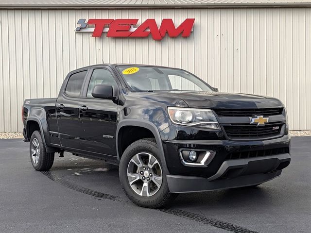 Black 2015 Chevrolet Colorado Pickup Truck Four-Wheel Drive 6-Speed Automatic