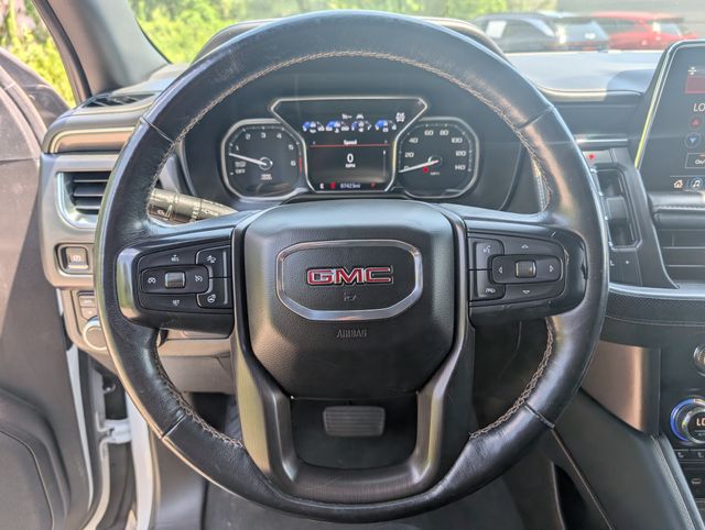 2021 GMC Yukon AT4 White at South Houston Nissan