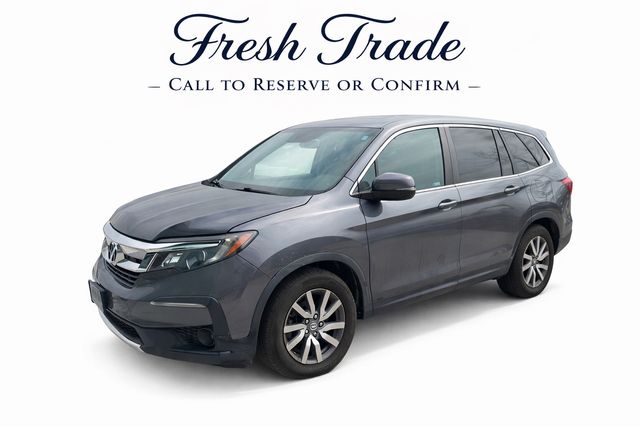 Gray (Modern Steel Metallic) 2019 Honda Pilot EX-L AWD with Navigation and RES SUV / Crossover All-Wheel Drive 6-Speed Automatic