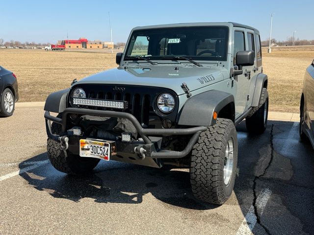 Anvil Clear Coat 2015 Jeep Wrangler Unlimited Willy Wheeler Edition 4WD SUV / Crossover Four-Wheel Drive 6-Speed Manual