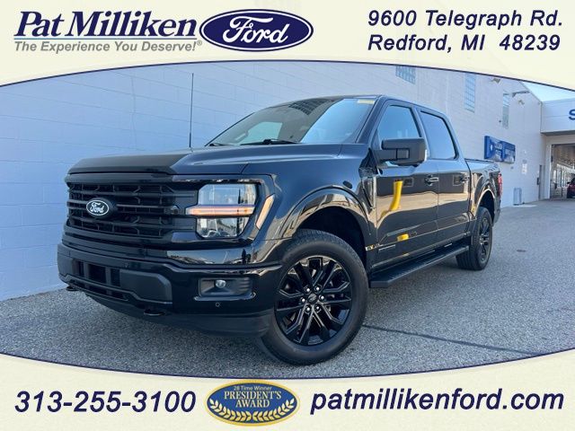 Agate Black Metallic 2024 Ford F-150 Pickup Truck Four-Wheel Drive Automatic