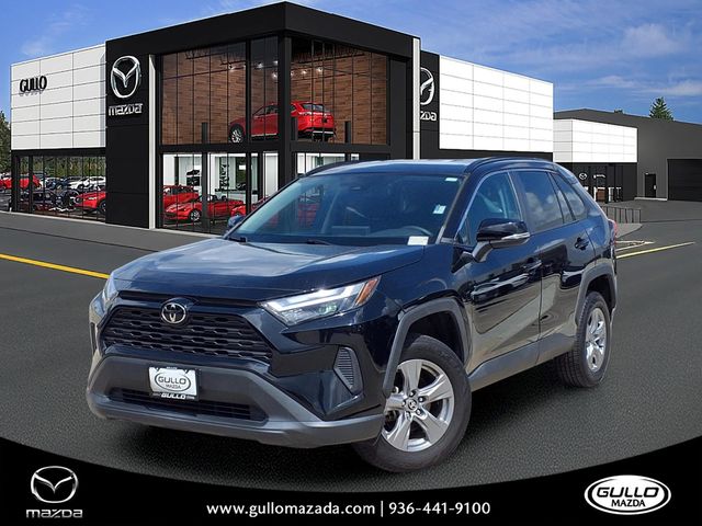 Midnight Black Metallic 2022 Toyota RAV4 SUV / Crossover Front-Wheel Drive 8-Speed Automatic