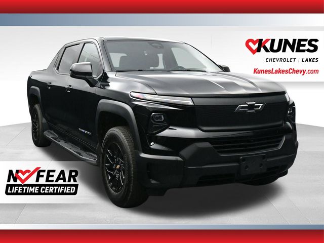 Black 2024 Chevrolet Silverado EV Pickup Truck All-Wheel Drive 1-Speed Automatic