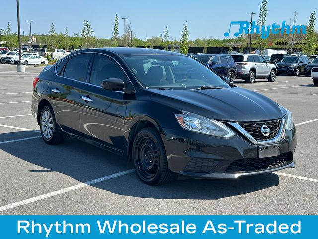 Super Black 2017 Nissan Sentra S Sedan Front-Wheel Drive Continuously Variable Transmission