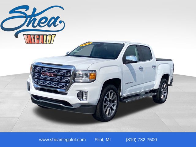 Summit White 2021 GMC Canyon Pickup Truck Four-Wheel Drive 8-Speed Automatic