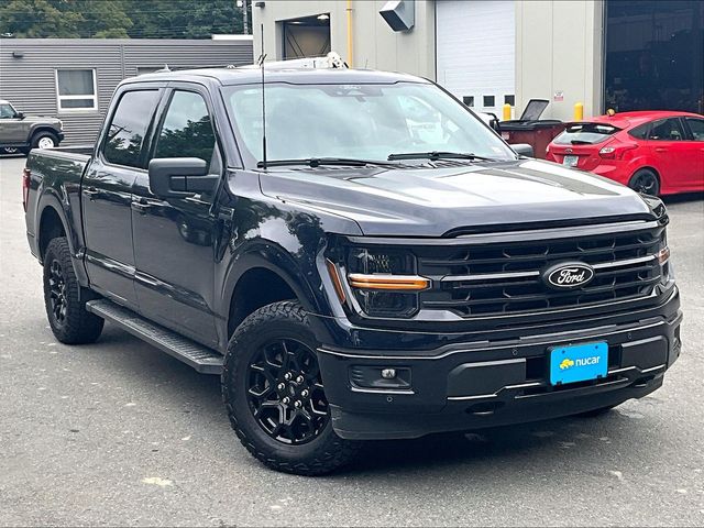 Blue Metallic 2024 Ford F-150 Pickup Truck Four-Wheel Drive Automatic