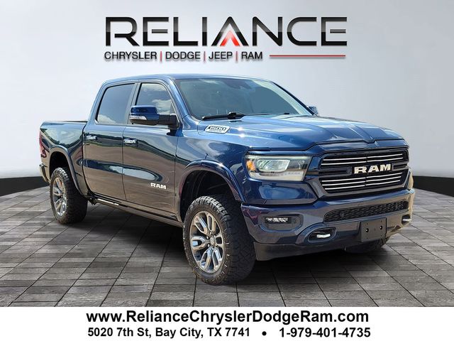 Patriot Blue Pearlcoat 2021 RAM 1500 Pickup Truck Four-Wheel Drive 8-Speed Automatic
