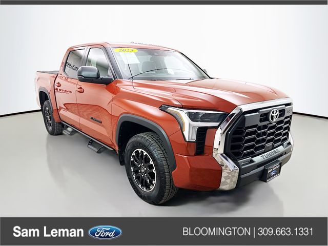 Orange 2025 Toyota Tundra SR5 CrewMax Cab 4WD Pickup Truck Four-Wheel Drive Automatic